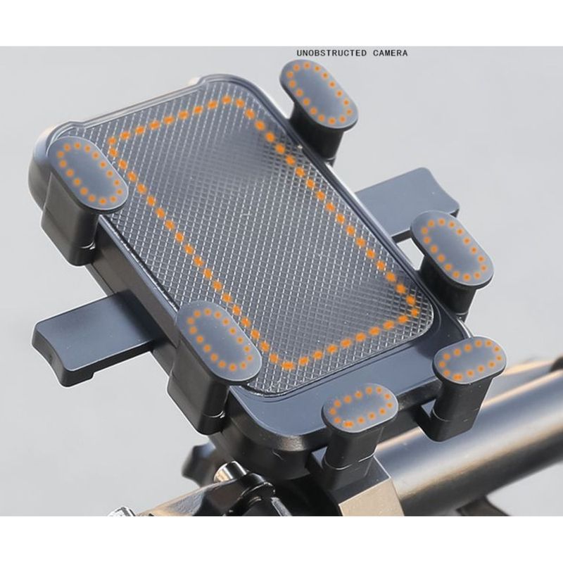 Suport telefon mobil pentru ciclism montan, echipament foto rezistent la șocuri pentru drumuri fixe, suport de navigație pentru biciclete electrice,_voghion.com