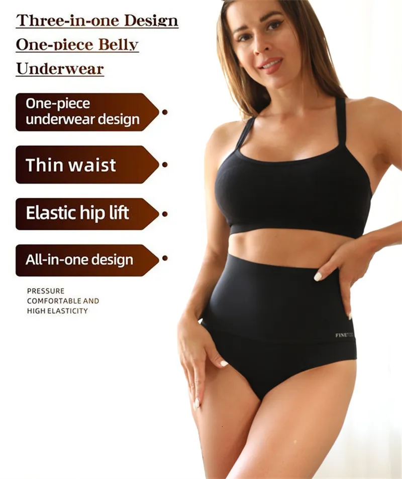 Shaper Women NEWWaist Sexy Seamless Shapewear Body Ice Silk Oddychające majtki modelujące brzuch Butt Lifter Fe 70% zniżki_voghion.com