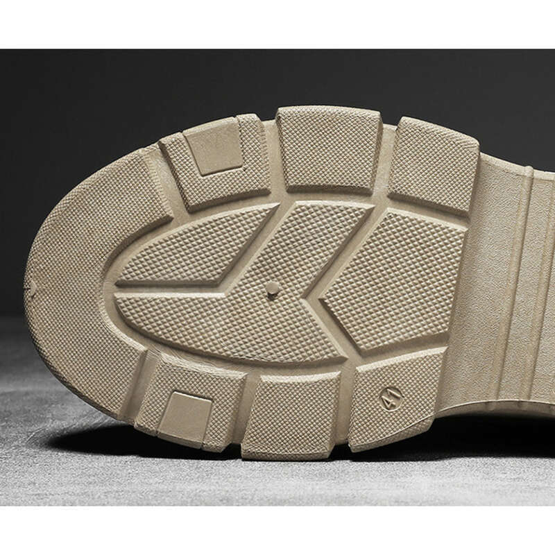 Nuovo autunno Martin Trendy Versatile, suola spessa, antiscivolo, scarpe da lavoro alte, stivali corti da uomo, scarpe antinfortunistiche_voghion.com