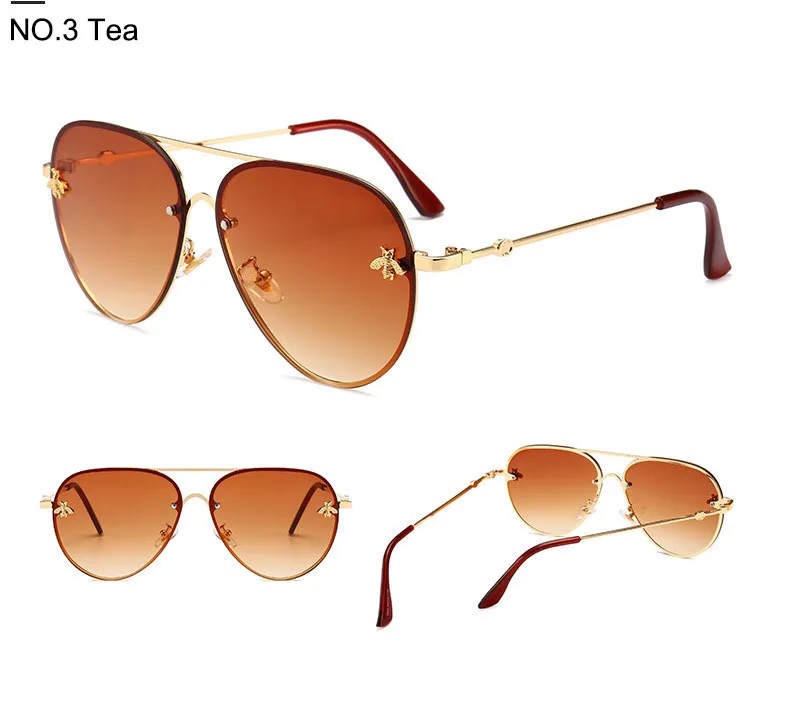 2024 designer Sunglasses Fashion new Brand design women men Good Quality metal Oversized sun glasses vintage female male_voghion.com