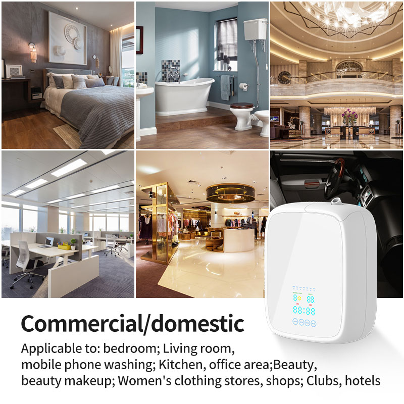 Automatische Aromatherapie-Maschine, Hotel-Lufterfrischer, großes LCD-Bedienfeld, intelligenter Diffusor für ätherische Öle mit Timing für zu Hause_voghion.com