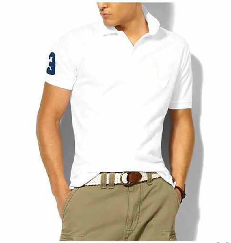 Hombre Big Pony brand High Quality Polo Top Men Short Sleeve Casual Embroidery Homme male polo shirt Mascuo lapel tee_voghion.com