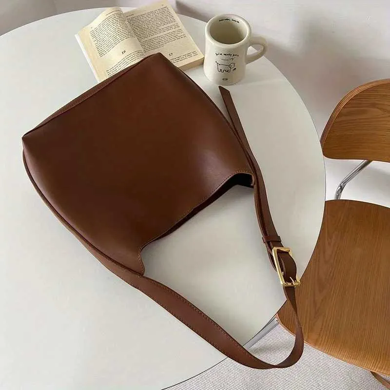 Full Mah Shoulder Solid Fi Handbag Cross Body Womens Minimum PU Leather Work Bag Y241025_voghion.com