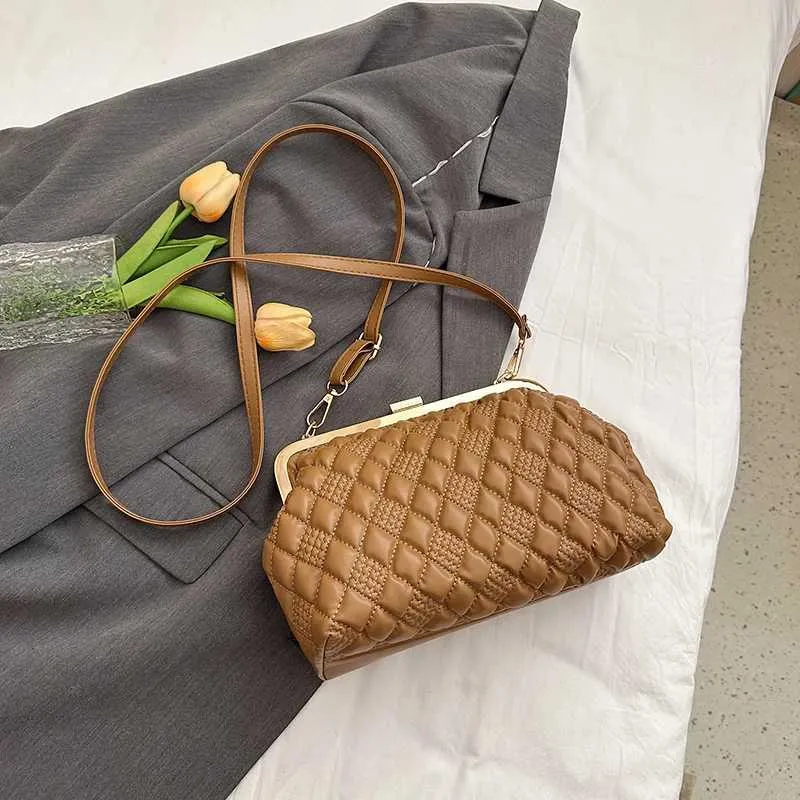 Borsa da sera in pelle PU da donna, borsa a tracolla, marchio di design, da donna, con tracolla, di alta qualità, SacC241211_voghion.com
