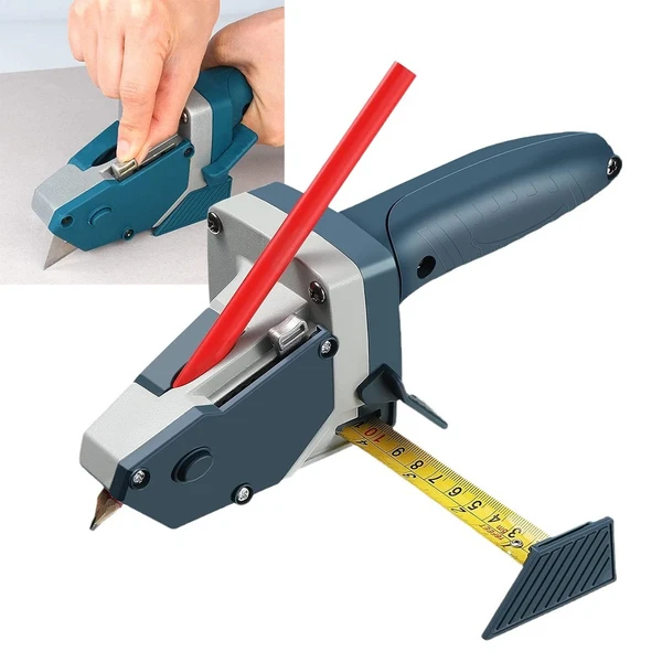 Gipskartonplattenschneider mit 5 m Maßband, Trockenbauplatten-Schneidewerkzeug_voghion.com