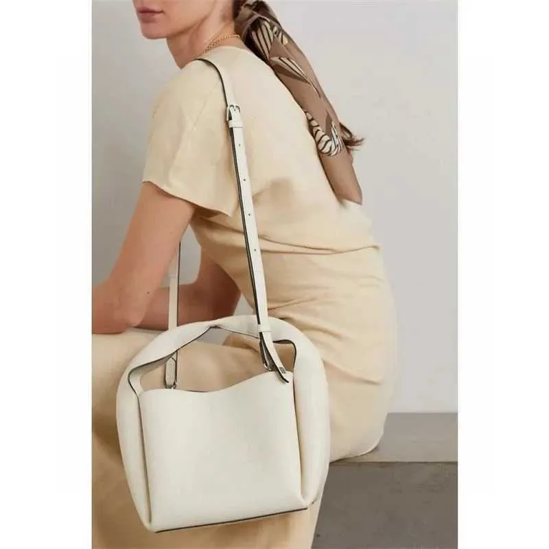 Stilvolle Handtasche Trend Minimalist Commuter Bucket Gehobene Korbtasche Damen Leder Unterarmtasche Ba241216_voghion.com