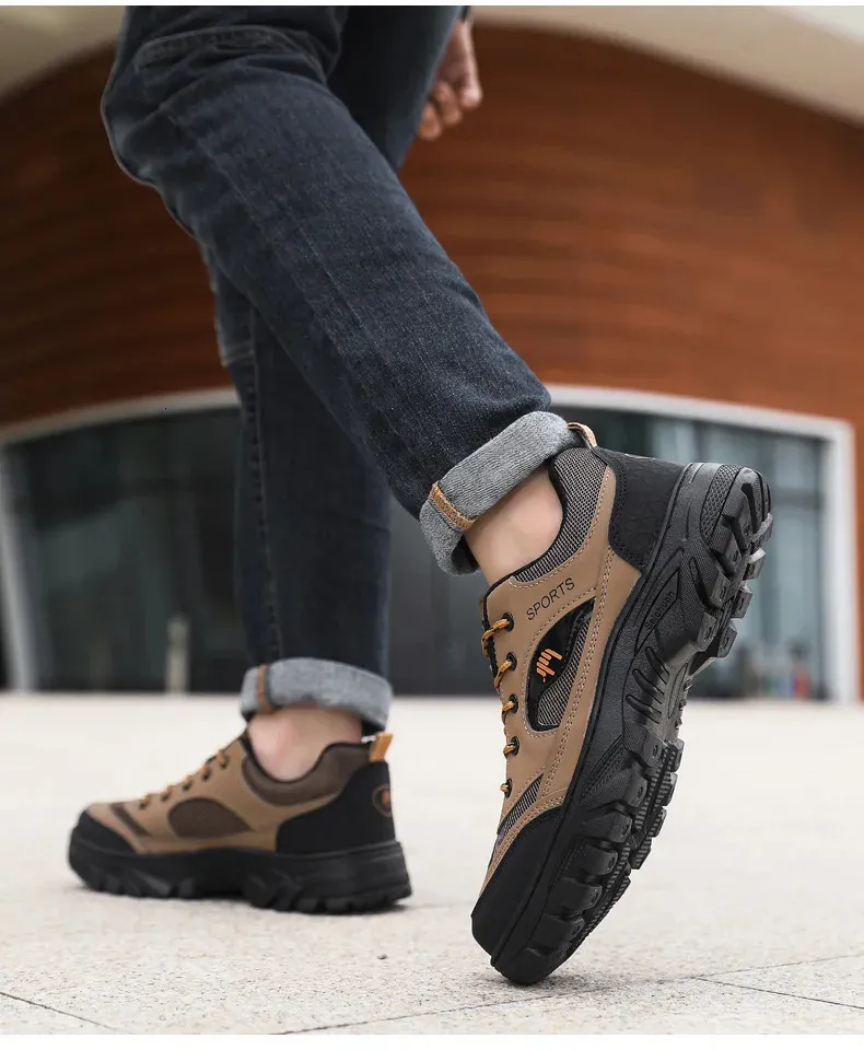 Oulylan Scarpe da trekking antiscivolo per uomo, da arrampicata, sportive, per il tempo libero, da corsa, da trekking, da ginnastica 240619_voghion.com