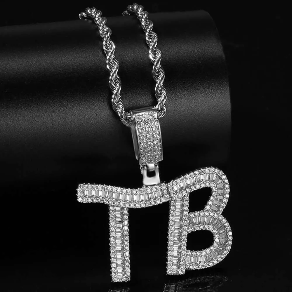 DIY Designer Hip Hop Letter Necklace Fashionable Dia Inlaid Ddiigital Splicing Sweater Chain Tcrendy Brand Unique_voghion.com