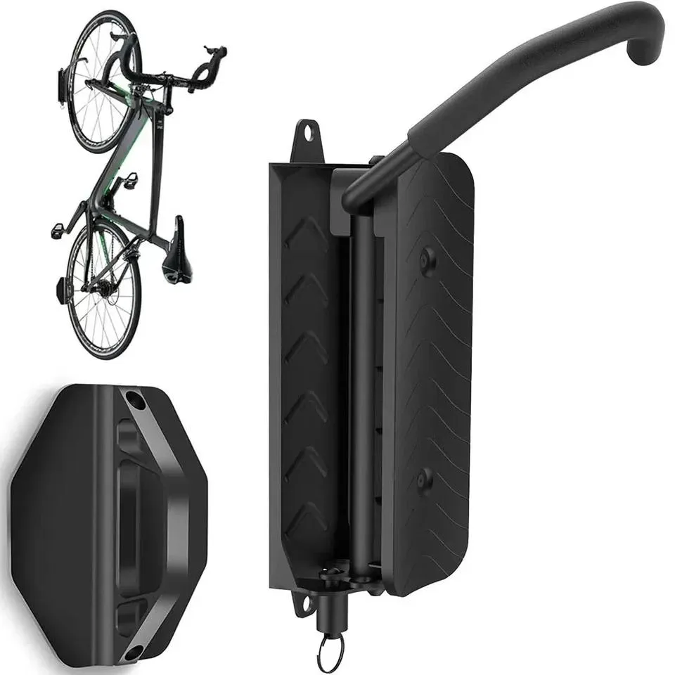 Bike Wall Mount Holder, Rotating Hook Stand For MTB & Road Bikes_voghion.com