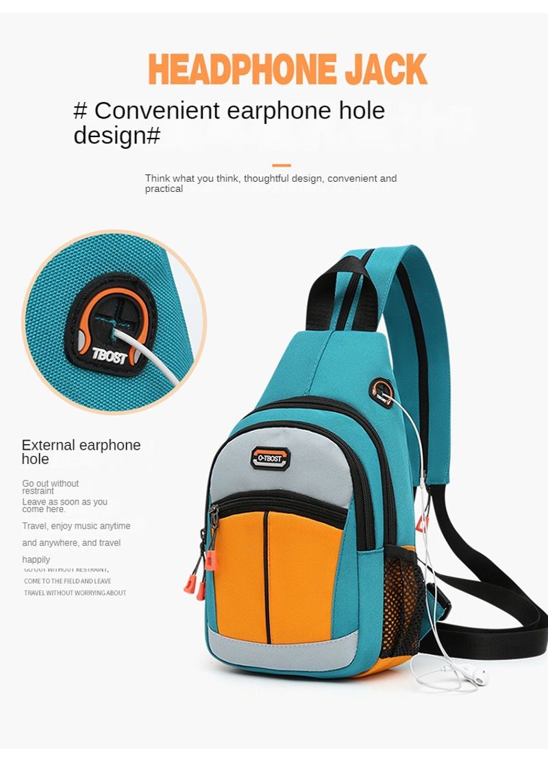 2023 Schulter Mann Casual Brust Business Männlichen Tasche Multi-Funktionale Frauen Radfahren Sport Rucksack Reise Pack_voghion.com