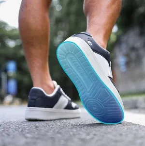 FitVille Baskets plates larges pour hommes, chaussures décontractées, légères et respirantes pour la marche, idéales pour les pieds gonflés, idéales pour la gym au quotidien._voghion.com