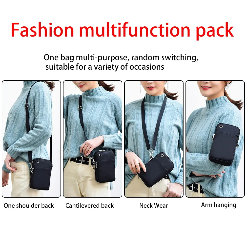 New Universal Mini Cross-body Shoulder Mobile Phone Poch Case Bag Spring Summer For Huawei/Xiaomi/Samsung Color_voghion.com