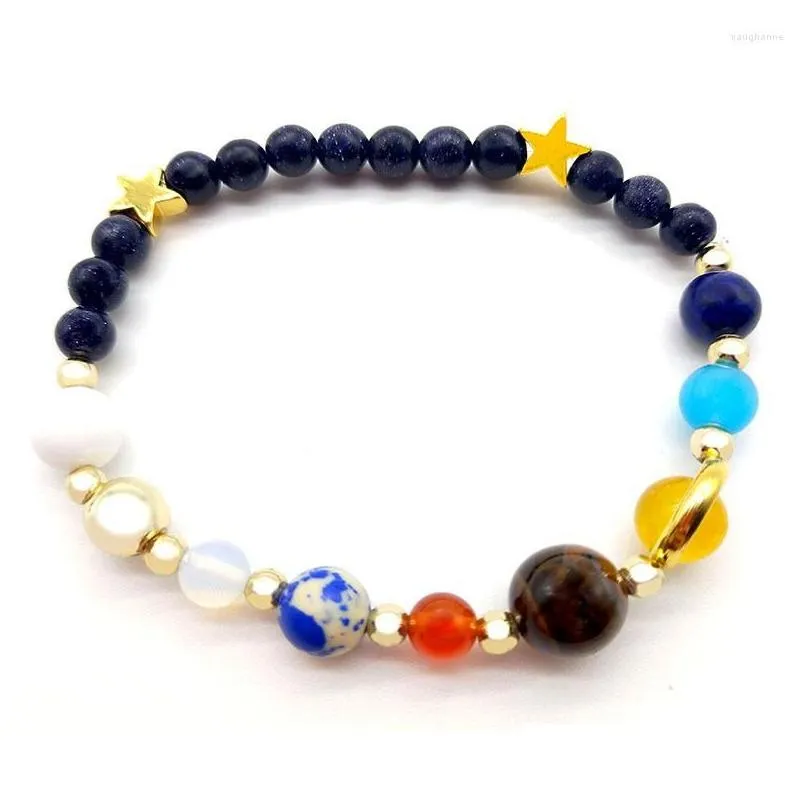 Collana con perline pianeti sistema solare set gioielli_voghion.com