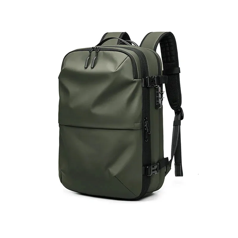Men Travel vacuum compression 17 inch Laptop Business Large Capacity school Backpack Expanded Hiking backpack 241115_voghion.com