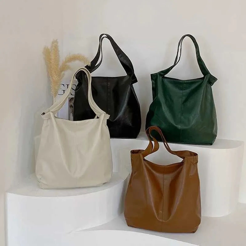 LEFTSIDE Sac à bandoulière tendance en cuir pour femmes 2023, tendance, simple, grande capacité, rétro_voghion.com