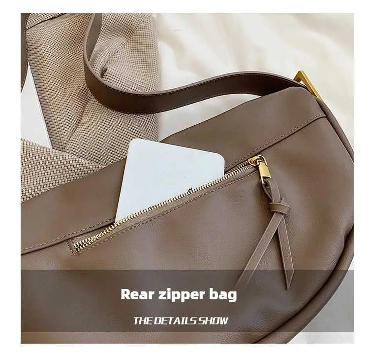 Crossbody fir Fraen Handtaschen mat grousser Kapazitéit Solid Soft Schëllertaschen Weiblech Casual Rees Hobos Bag Vintage Sac_voghion.com