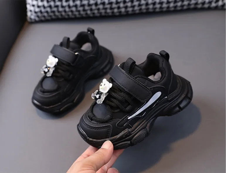 for Boys Girls Sports New 2024 Cartoon Bear Children Littlesprouts Leisure Soft Kids Sneakers Non-slip Cute Baby Toddler_desvips.com