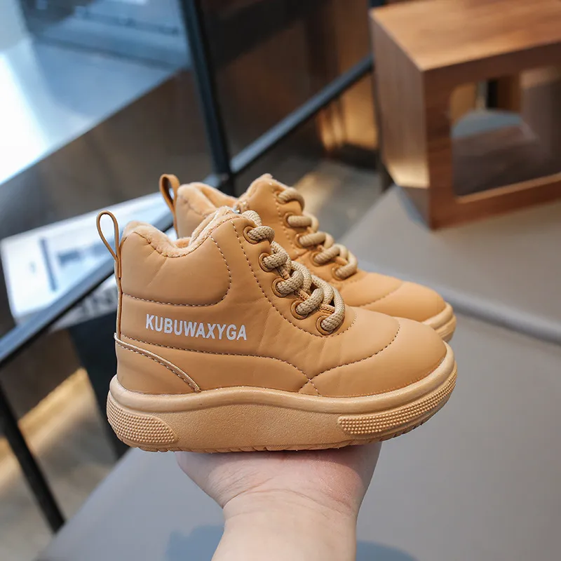 Fashion Children Snow Youth Warm Thick Bottom Girls Cotton Boots Toddler Winter Littlesprouts New Non-slip Boys Casual_voghion.com