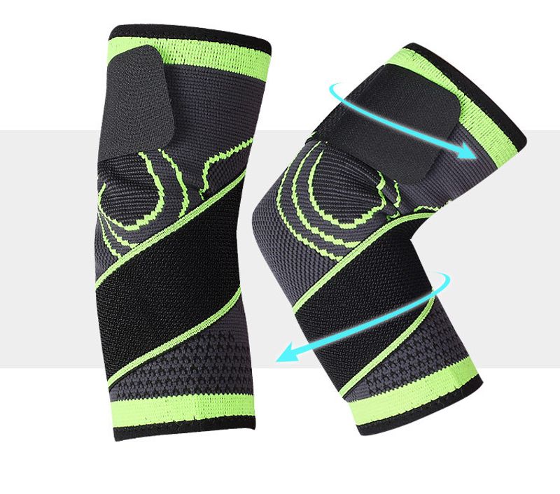en stock Coudière de sport élastique en nylon tricoté sous pression, respirante et évacuant l'humidité_voghion.com
