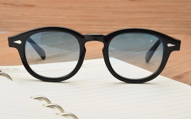 Nuovi occhiali da sole Gregory Peck vintage da uomo e da donna Lemtosh Johnny Depp Occhiali da sole di marca dal design retrò con custodia_voghion.com