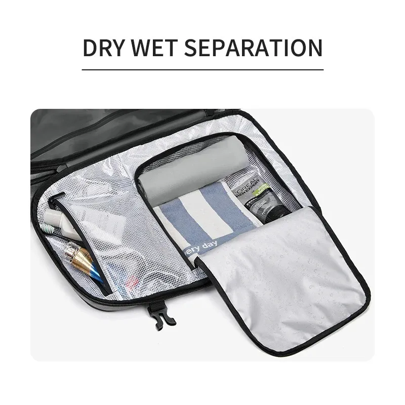 Men Travel vacuum compression 17 inch Laptop Business Large Capacity school Backpack Expanded Hiking backpack 241115_voghion.com