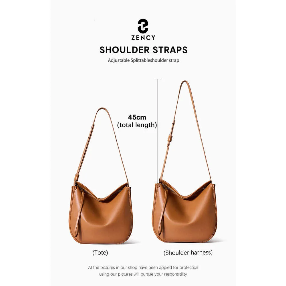 Zency Femmes Classique Noir Messager En Cuir Souple Mode Fille Sac À Main Designer Épaule Grand Sac Hobo Pour Les Navetteurs_voghion.com