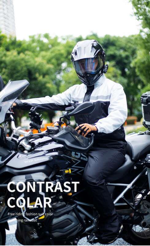 Yağmurluk Aincoat Ain Pantolon Takım Bölünmüş Erkek Tam Vücut Ainstom Poof Motosiklet Rüzgar Geçirmez Su Geçirmez Kemer Ayakkabı_voghion.com
