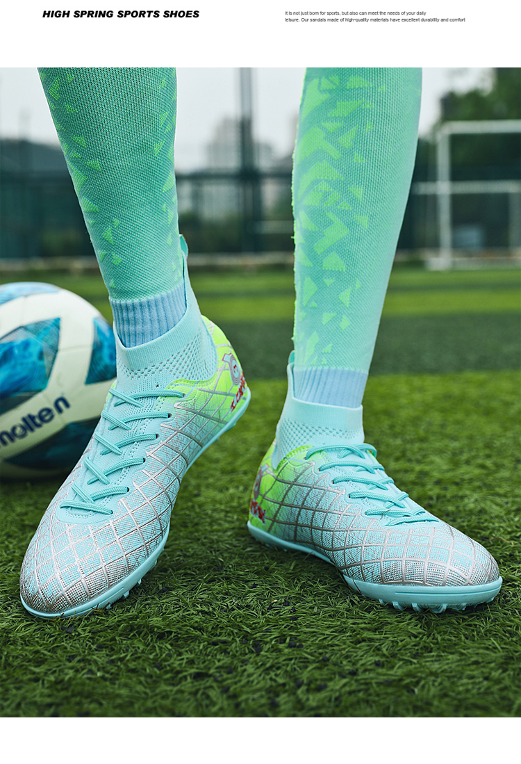 Professional Unisex Soccer Shoes Men Women Football Boots Training Sport Footwear Match Sneakers Non-slip Drop Shipping_voghion.com