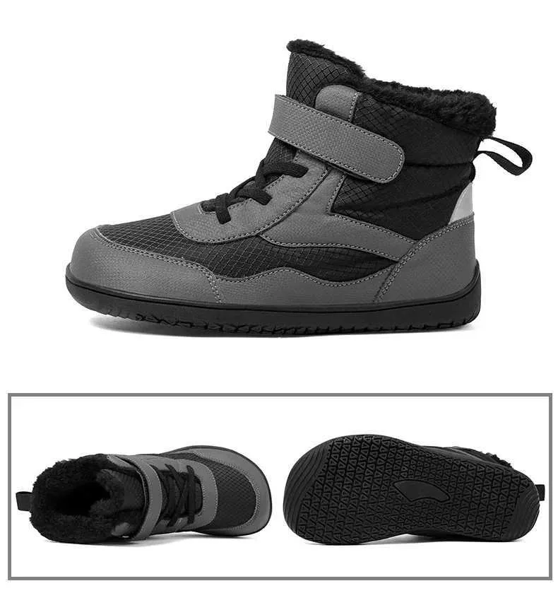 Athletic Outdoor Geeignet für kleine Kinder kleine große Baumwolle Kinder High Heels Jungen und Mädchen Zero Drop Schuhe_voghion.com