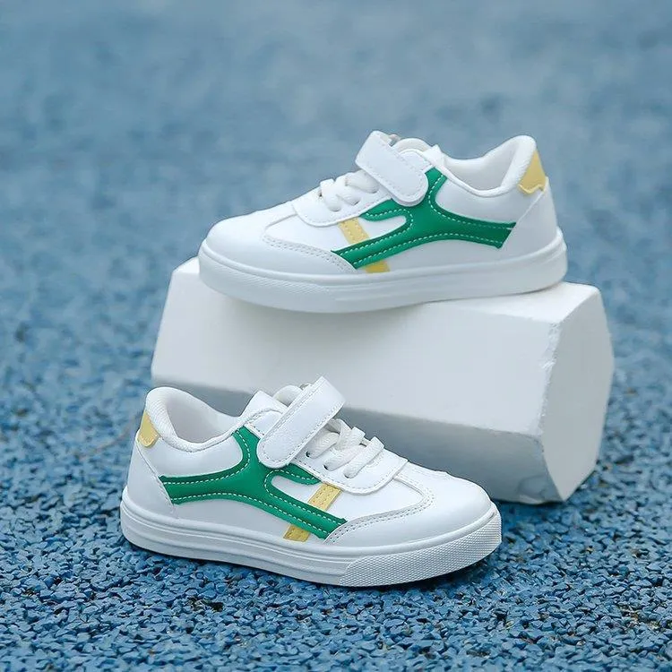 New Fashion Children's Pu Leather Kids Casual Sports Littlesprouts Boys and Girls Walking School Running Sneaker Shoes_voghion.com