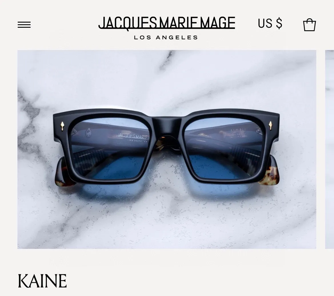 TOP Quality Sunglasses For Women Mens Desiger KAINE Jacques MARIE MAGE Retro Vintage Rectangular Acetate Frame FOR Men_voghion.com