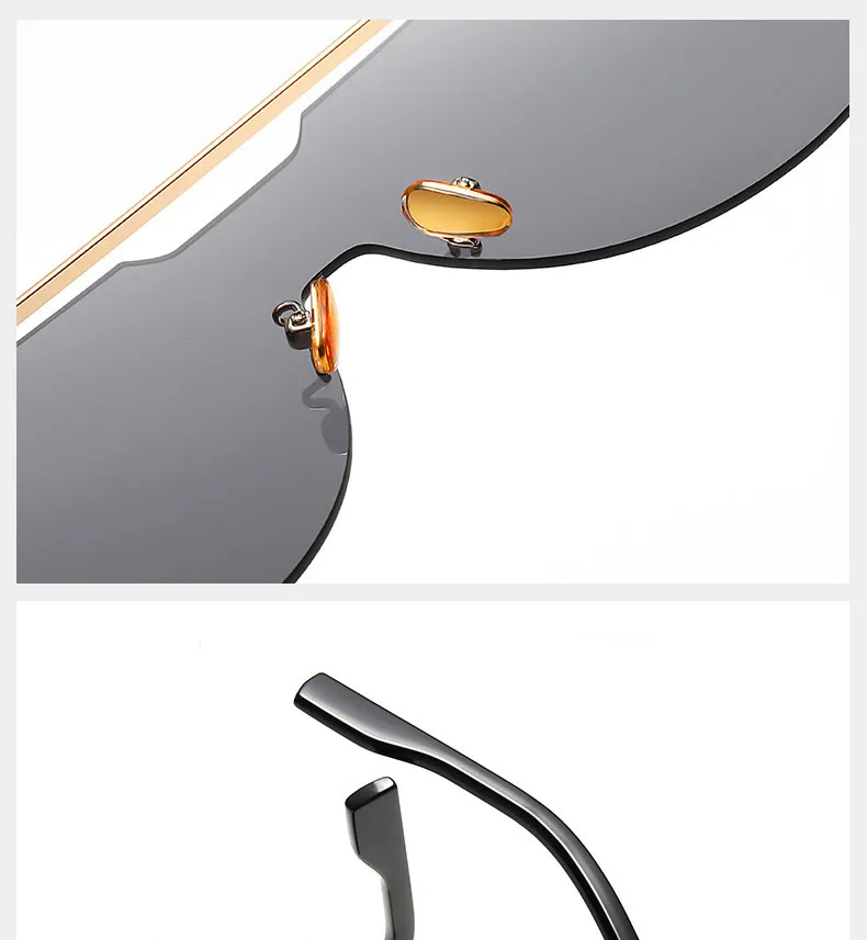Occhiali da sole firmati da donna all'ingrosso Occhiali da vista stile personalità con montatura in lega nuovi alla moda Spedizione gratuita in tutto il mondo_voghion.com