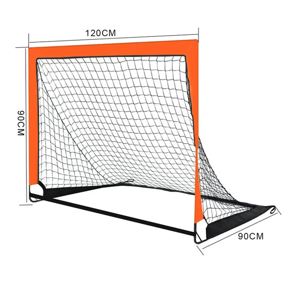 1 but de football portable pour jardin, intérieur et extérieur, but de football pliable et mobile avec filet d'entraînement_voghion.com