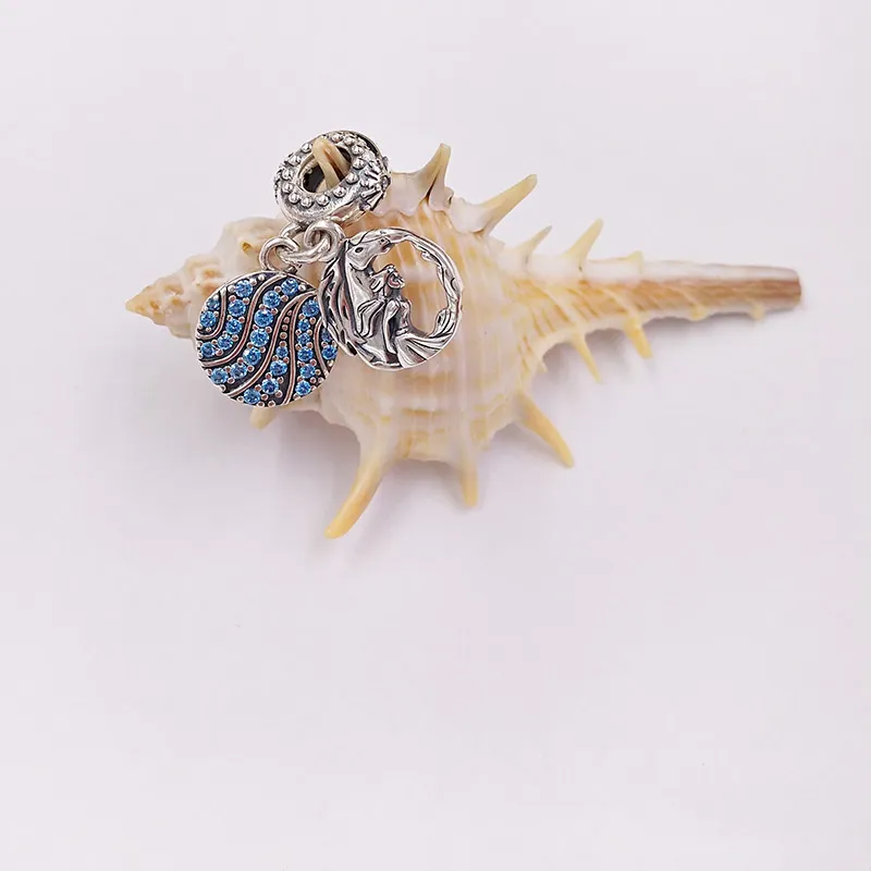 Sterling Silber Western Schmuckherstellungsset, Disney Frozen Ellsa Nok, Charm-Anhänger für Mädchen, Perlenketten-Set, Armreifen für Frauen, DIY_voghion.com