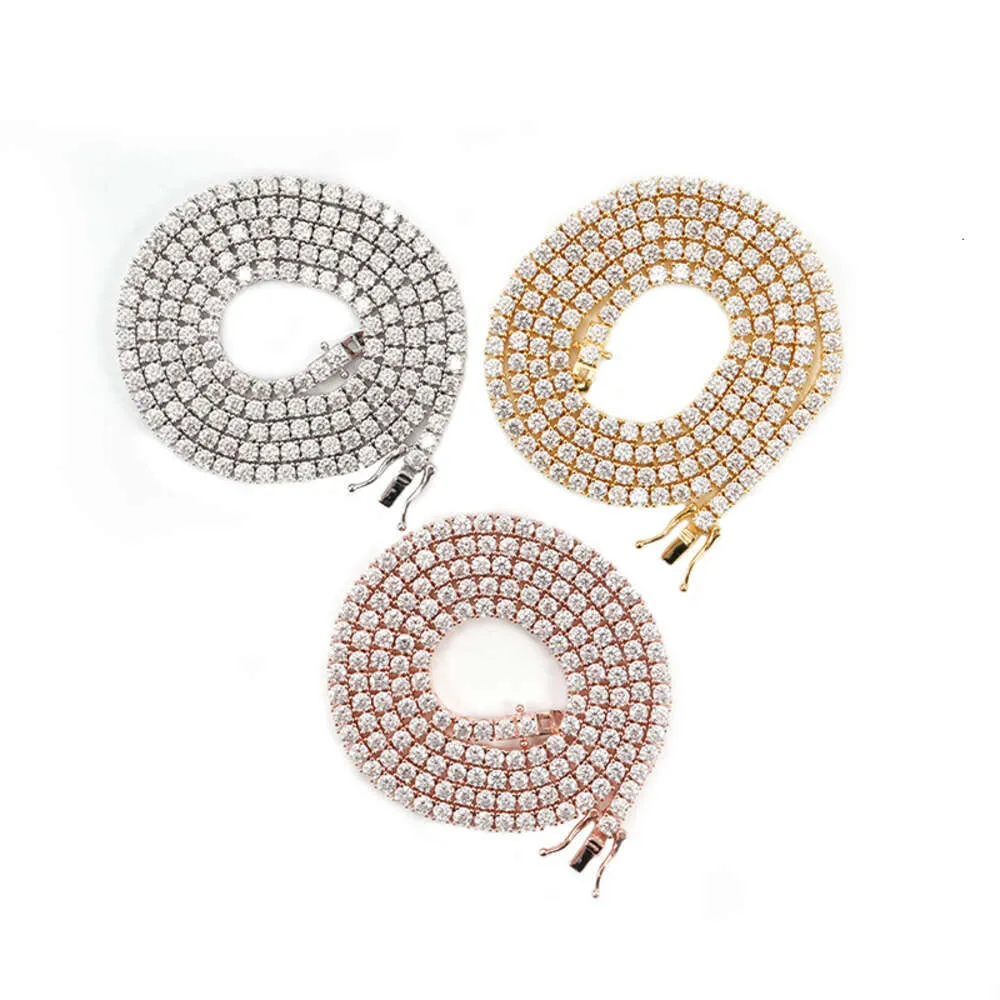 vente en gros moi femmes glace plaqué or S sterlig argent teis hiphop ecklace bijoux vvs diamod mossaite moissaite_voghion.com