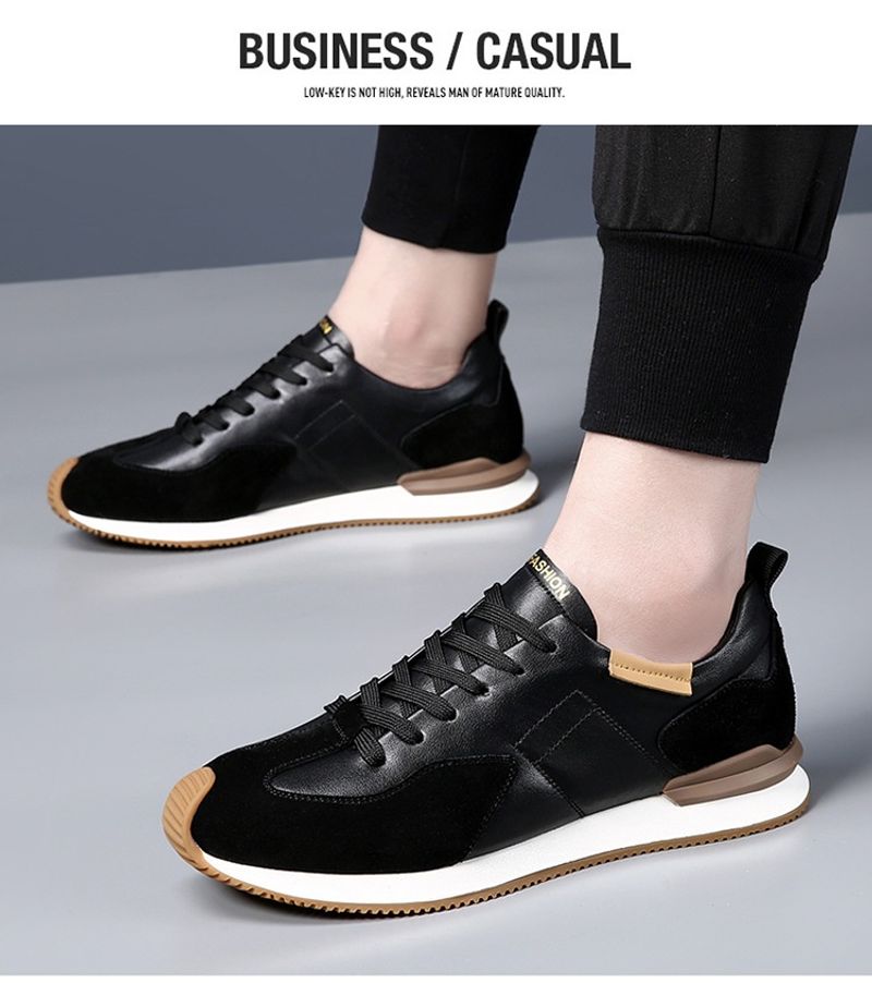 Schuhe Atmungsaktive Sommer Sneakers Casual Leder Kleine Weiße Herrenschuhe Sind Vielseitig_voghion.com