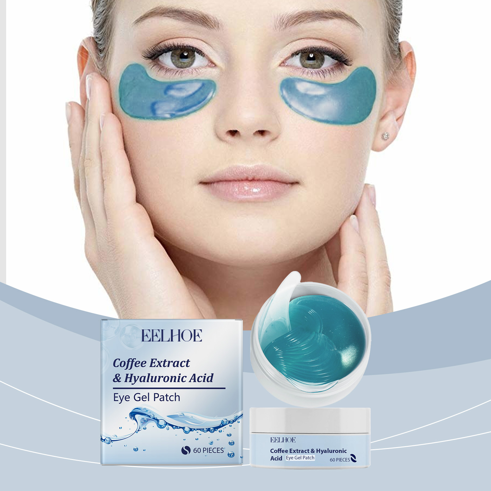 EELHOE Eye Mask Patch Hydrates And Moisturizes The Skin Around The Eyes, Lightening Fine Lines, Moisturizing And Brightening Eye Care_voghion.com