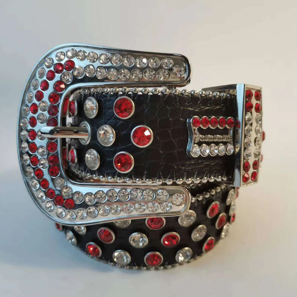 2023 Männer Frauen Hohe Qualität BB Simon Designer Gürtel Retro Nadelschnalle Gürtel 20 Farbe Kristall Diamant Bling Strass_voghion.com