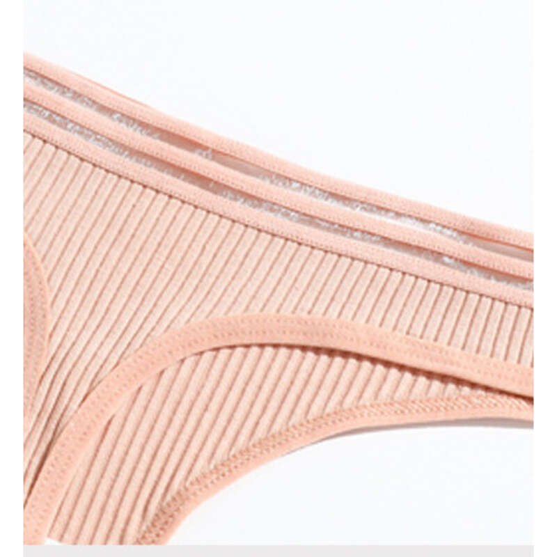 Sous-vêtements T-line pour filles, sexy et séduisants, strings filetés pour femmes, taille basse, respirant, pur coton_voghion.com
