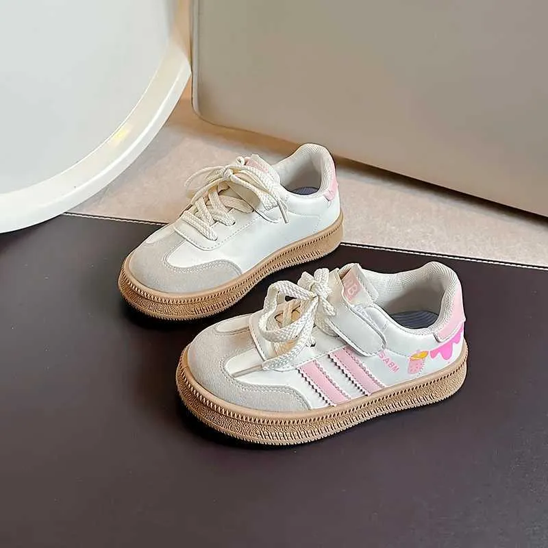 Athletic Outdoor Childrens Skate Girls White 2024 Spring New Fashion Boys Canvas Kids Sports Shoes Unisex Casual_voghion.com