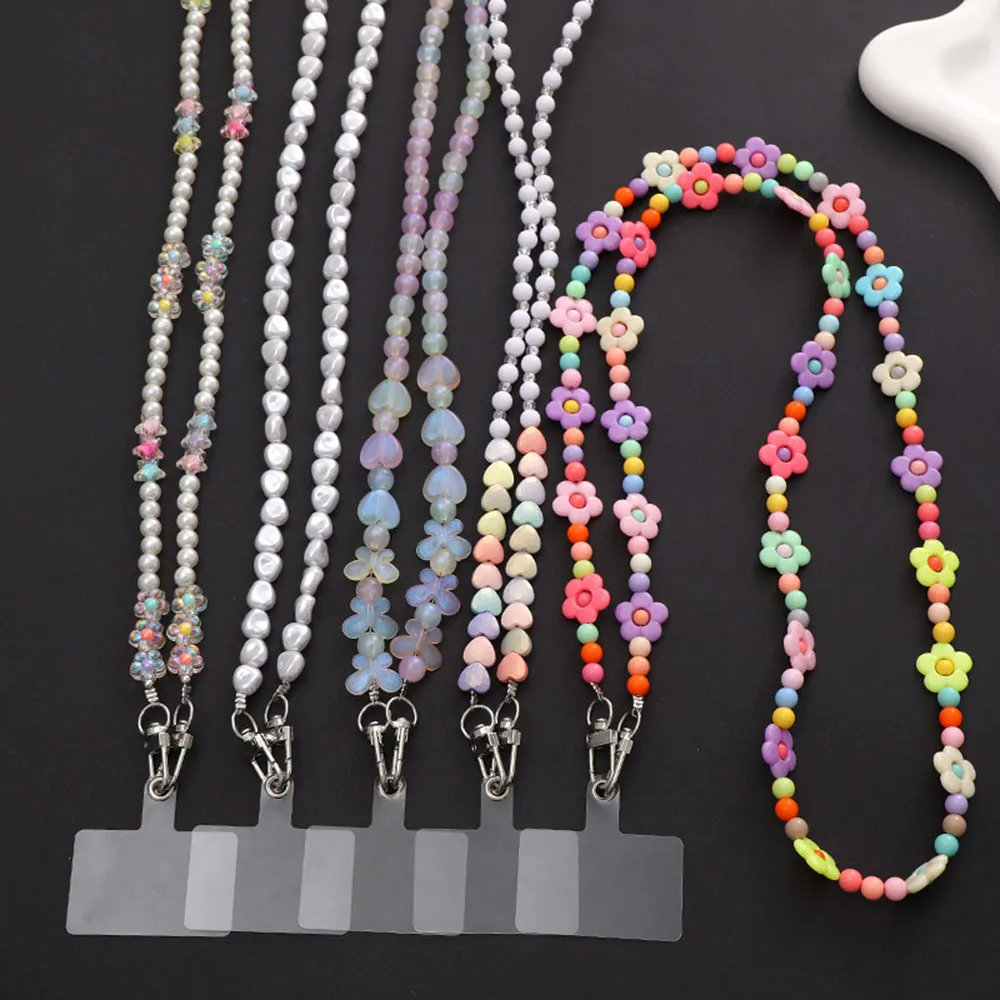Neue Acryl Perlen Perle Diagonal Körper Strap Kette Handy Fall Hängen Ornament Anhänger Mädchen Geschenk_voghion.com