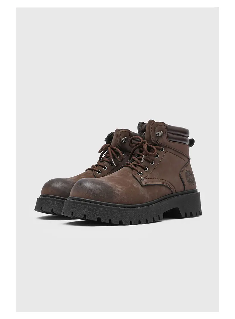 Martin Boots Men's High Top Leather Autumn Winter Tooling Shoes_voghion.com