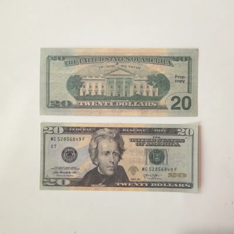 Prop Other Festive Supplies Party Fa K E Money Banknote 1 5 10 20 50 100 US Dollar Euros Realistic Toy Bar Props Copy_voghion.com
