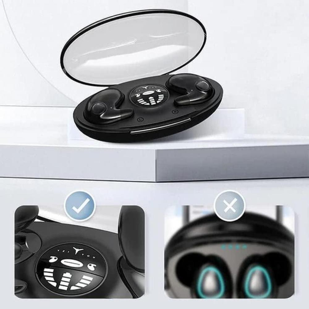 DIXSG Invisible Sleep Wireless Earphone,Bluetooth 5.3 Hidden Earbuds ,IPX5 Waterproof Noise Cancelling Touch Control Headphones_voghion.com