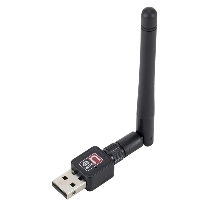 Κάρτα ασύρματου δικτύου WiFi USB 2.0 150M 802.11 b/g/n Προσαρμογέας LAN με περιστρεφόμενη κεραία για φορητό υπολογιστή Mini Wi-Fi Dongle_voghion.com