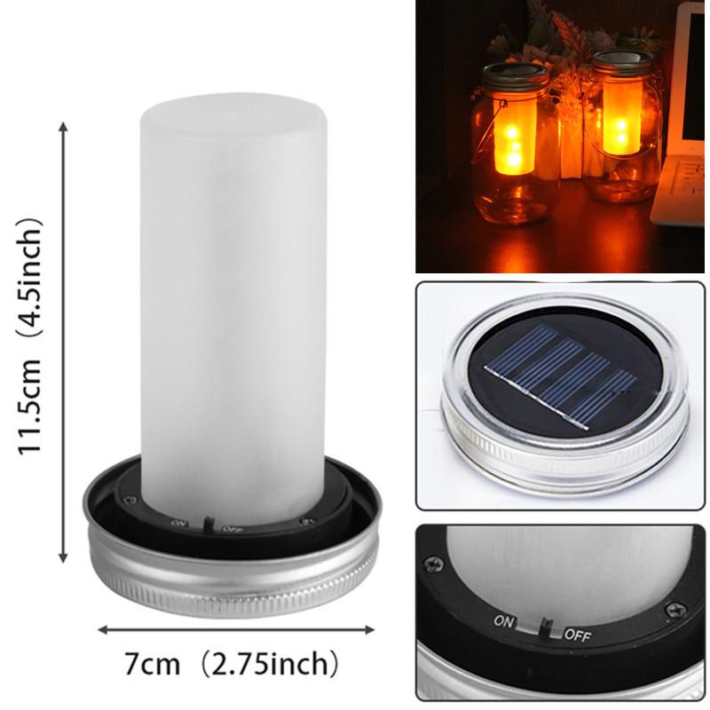 4 τεμάχια 12 LED ηλιακό φως φωτισμού με βάζο, φακό LED, θερμό ηλιακό φωτιστικό κήπου, εξωτερικό φωτιστικό μπουκαλιών, αδιάβροχο κρεμαστό φανάρι, νυχτερινή διακόσμηση_voghion.com