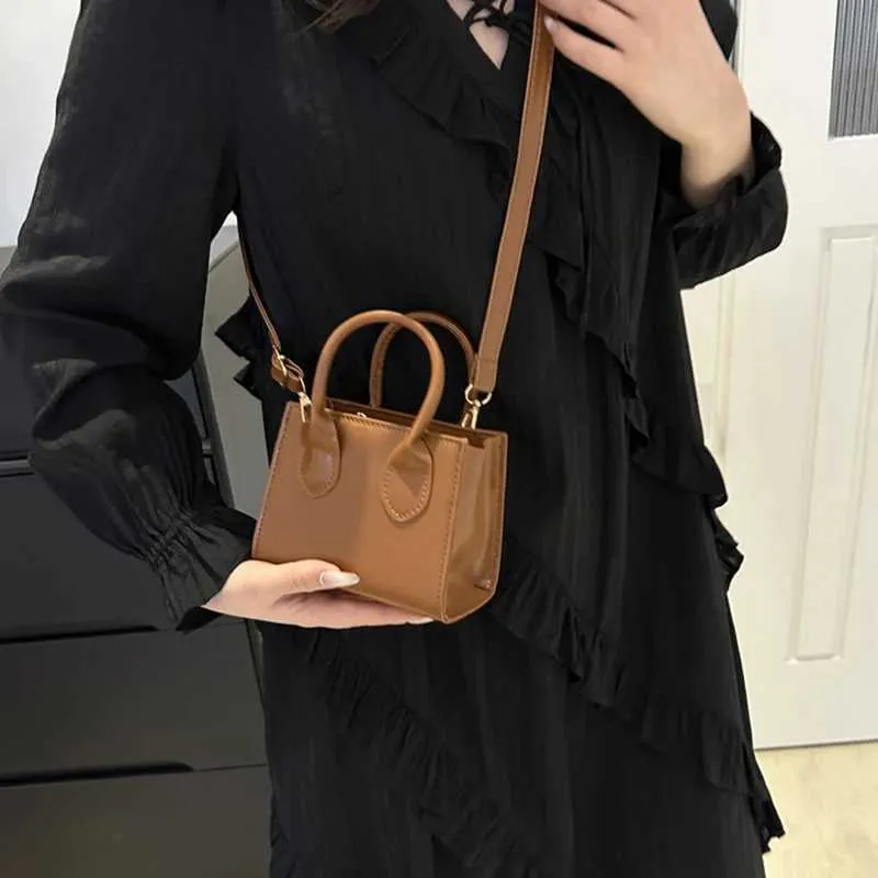 Solid Color Pu Leather Shoulder Bag Fashion Designer Handbags Top Handle For Women Casual Crossbody Bags Ba241116_voghion.com