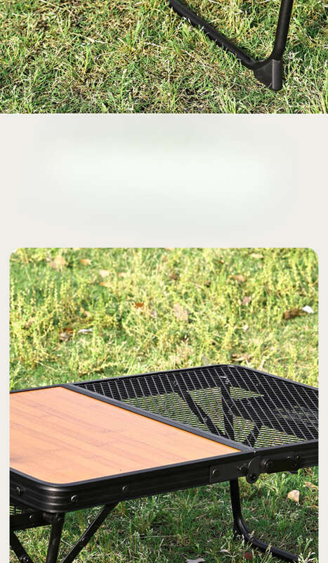 Outdoor Enthusiasts Love It! Folding Grille Iron Mesh T, Multifunctional Design, No Pressure For Port Barbecue_voghion.com