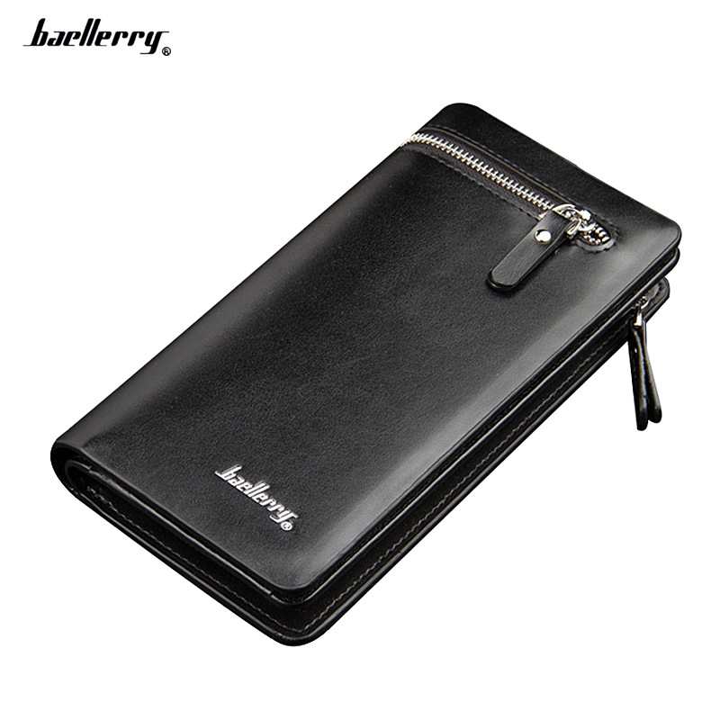 New Creative Clutch Men's Wallet Long Zipper Phone Bag Trendy_voghion.com