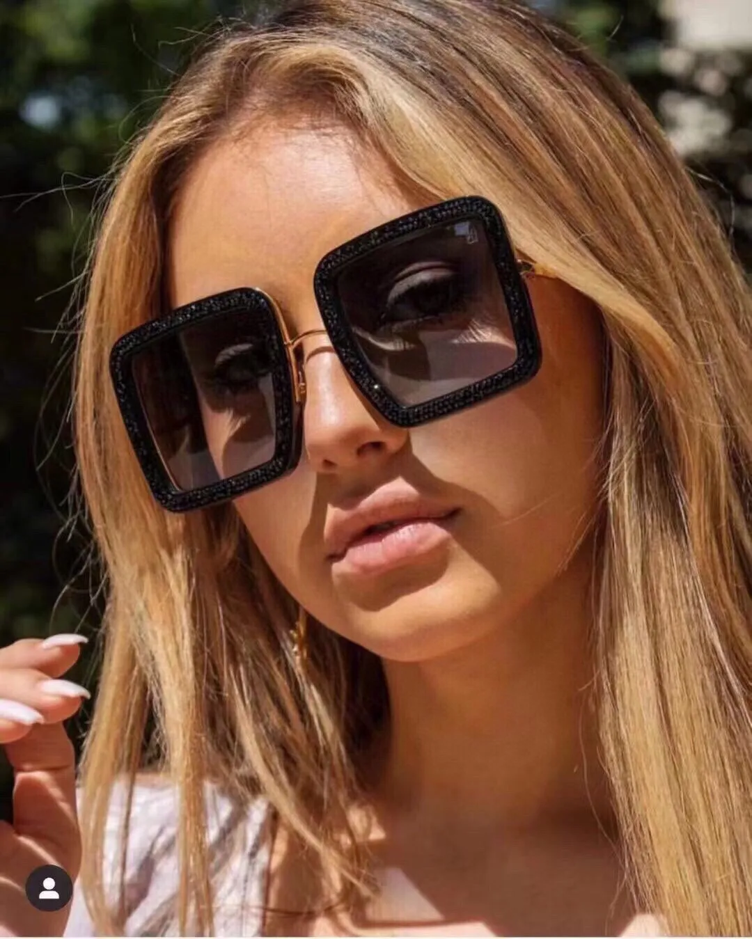 Brand New Sunglasses 2022 Vintage Women's Large Frame Square Shape Sun Glasses Women Cat Eye Fashion Men UV400_voghion.com